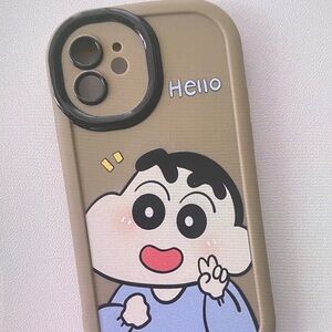 Cartoon Character Tan Phone Case